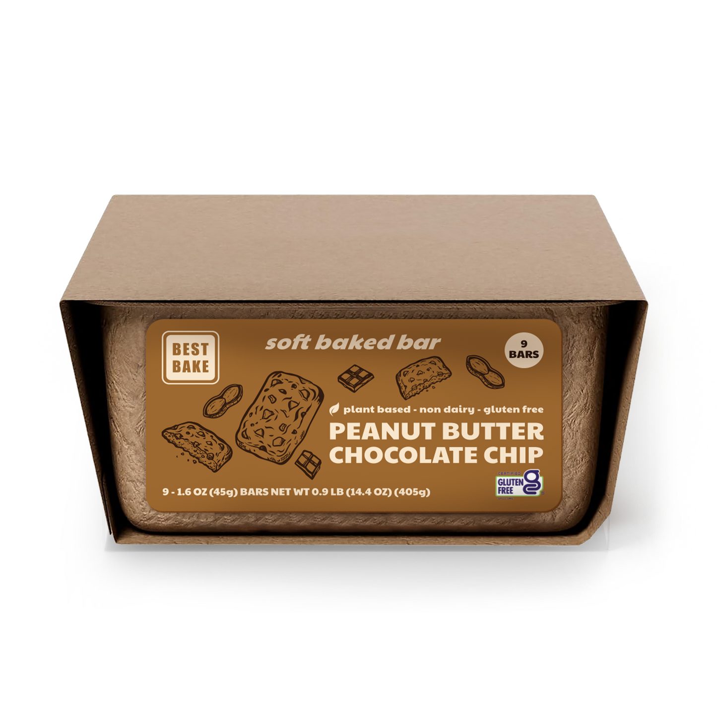 Best Bake Soft Baked Bar - Peanut Butter Chocolate Chip 9 Pack