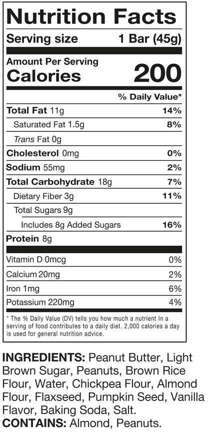 Best Bake Soft Baked Bar - Peanut Butter 9 Pack