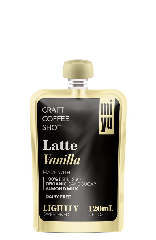 miyu Coffee Latte Shot - Vanilla 12 Pack