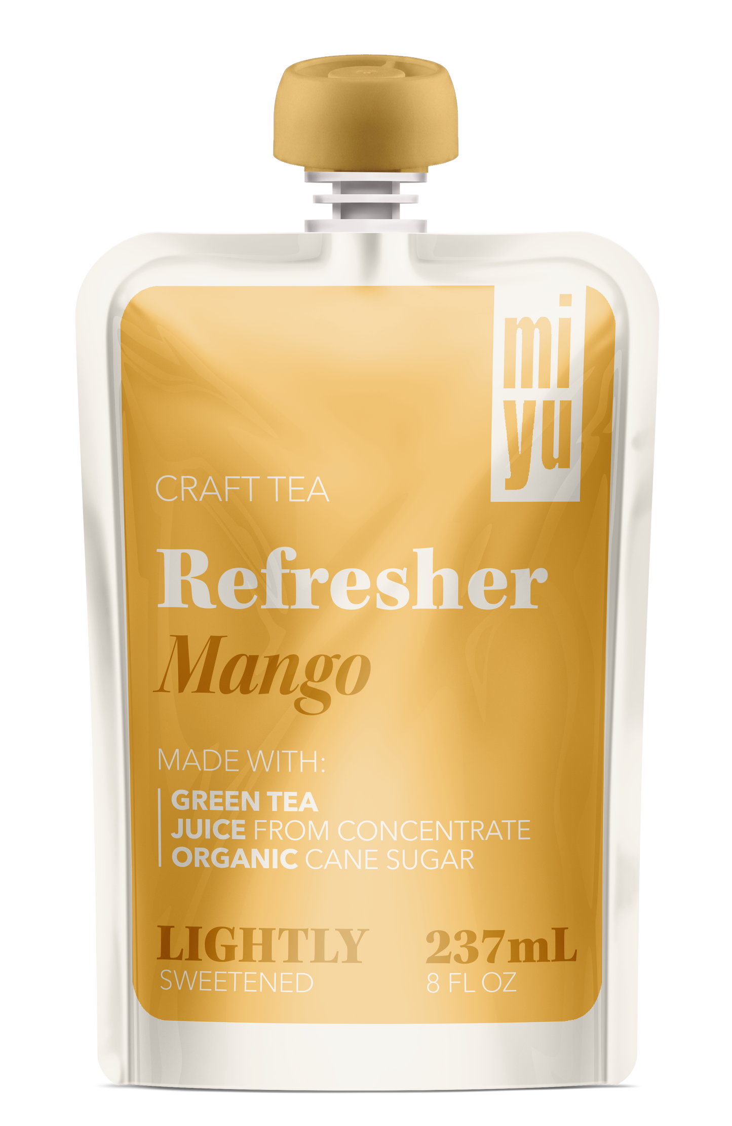 miyu Green Tea Refresher - Mango 6 Pack