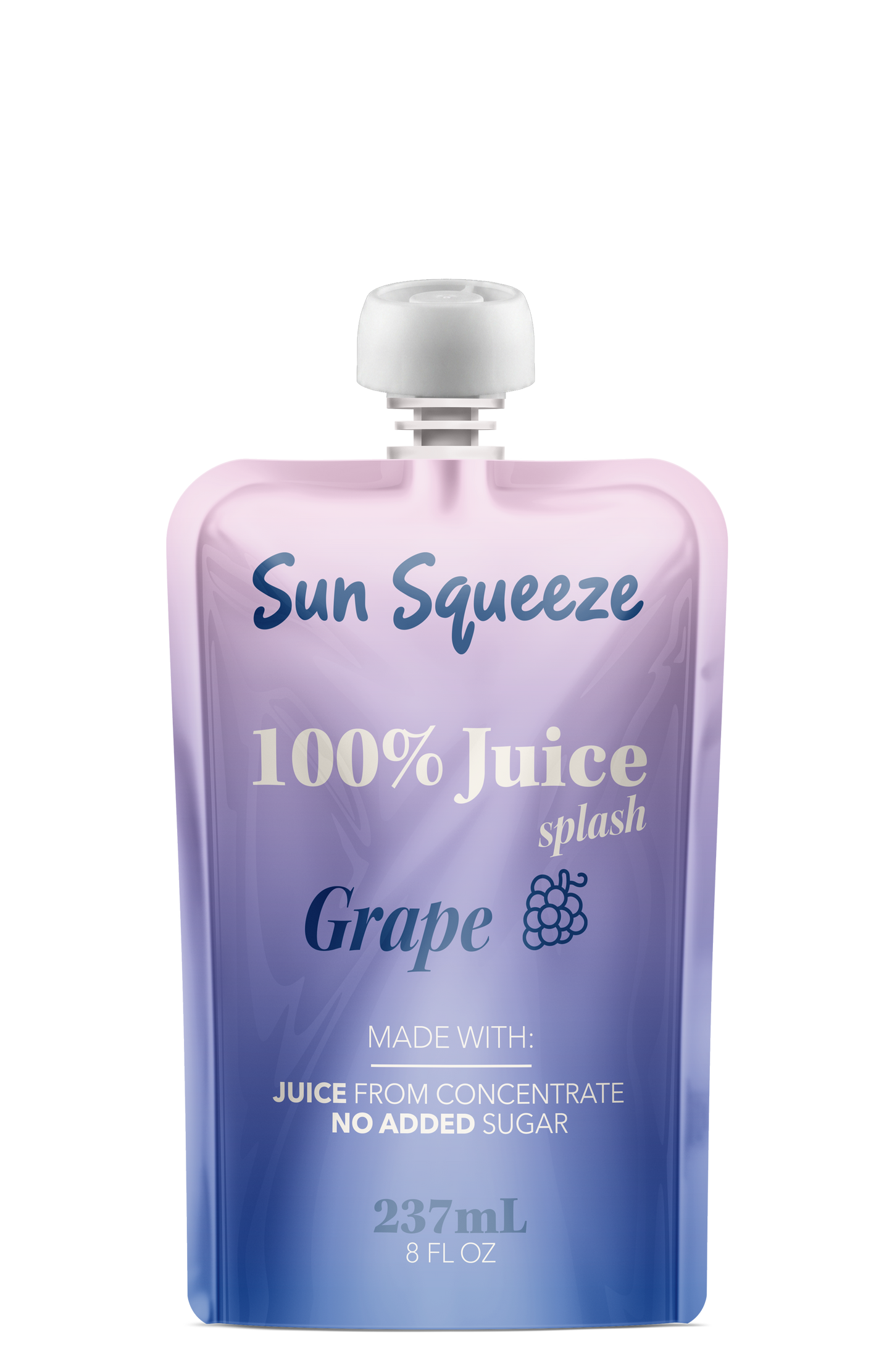 Sun Squeeze 100% Juice - Grape 8 Pack